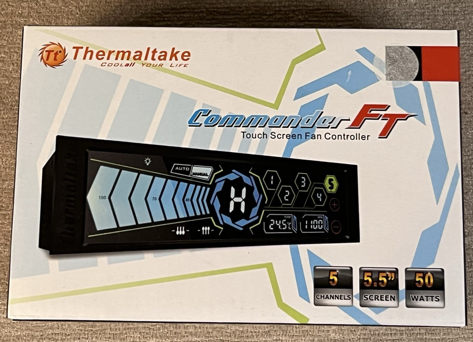 Thermaltake Commander FT Touchscreen 5-Ch Fan Controller AC-010-B51NAN-A1