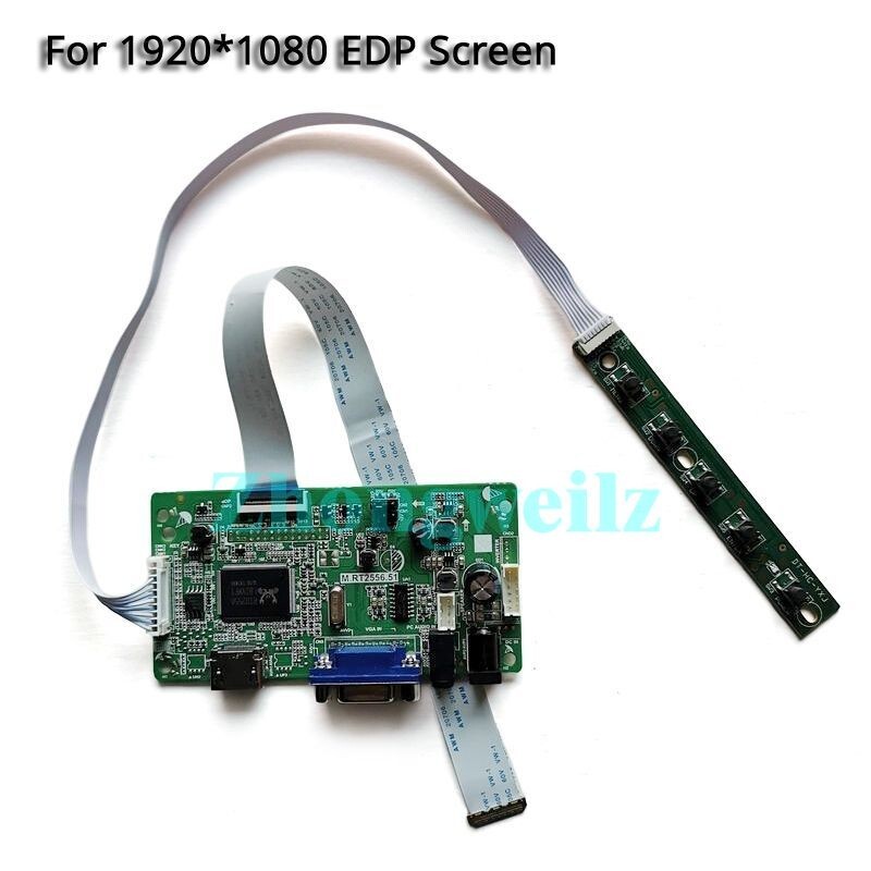 For LTN156HL01-101/102 EDP 30-Pin HDMI+VGA Screen 1920x1080 Controller Board Kit