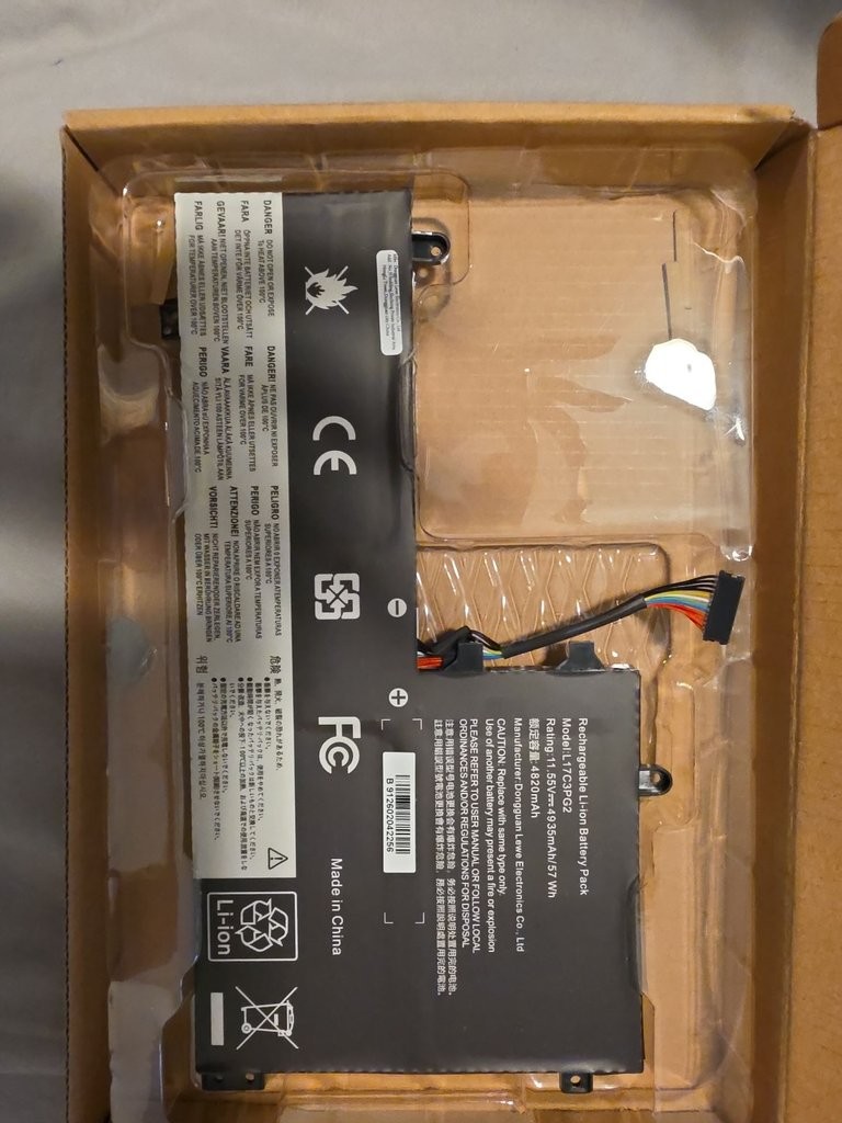 Rechargeable Li-ion Battery Pack Model L17C3PG2