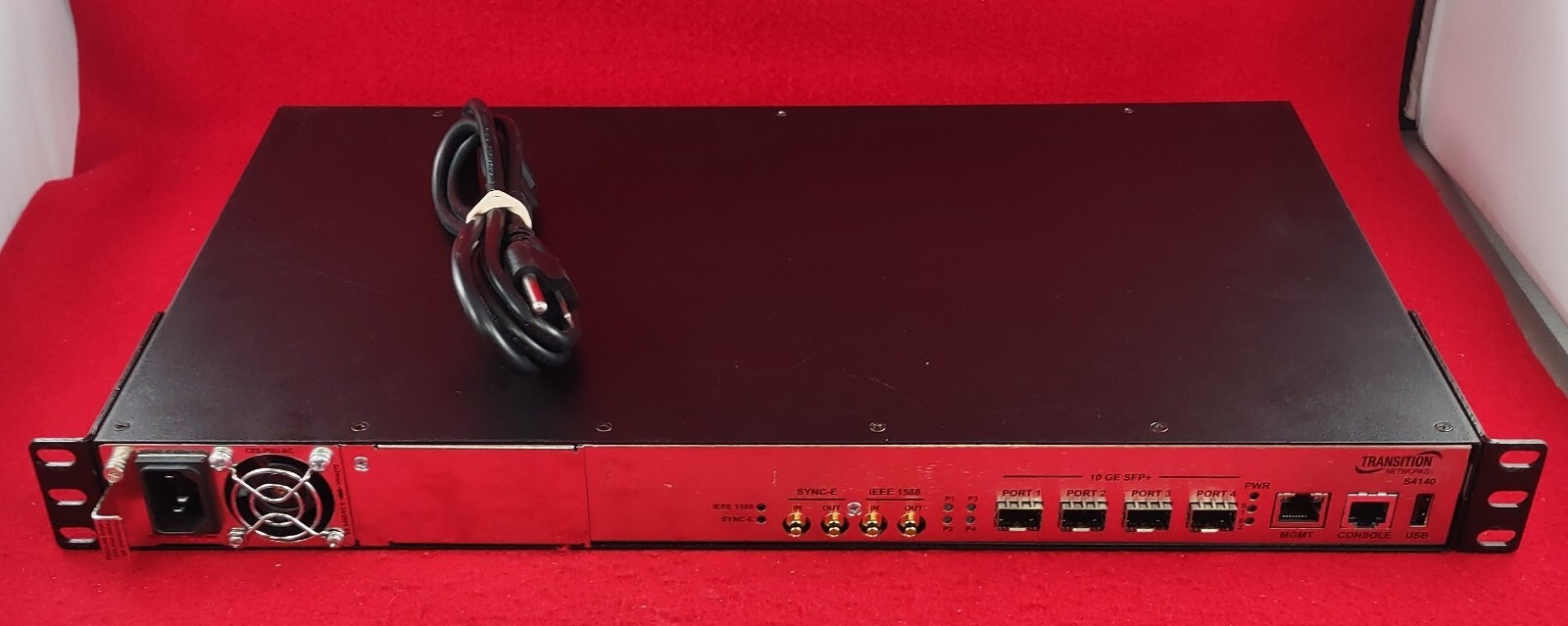 Transition Networks S4140 4-Port SFP+ Converge Managed Network Switch