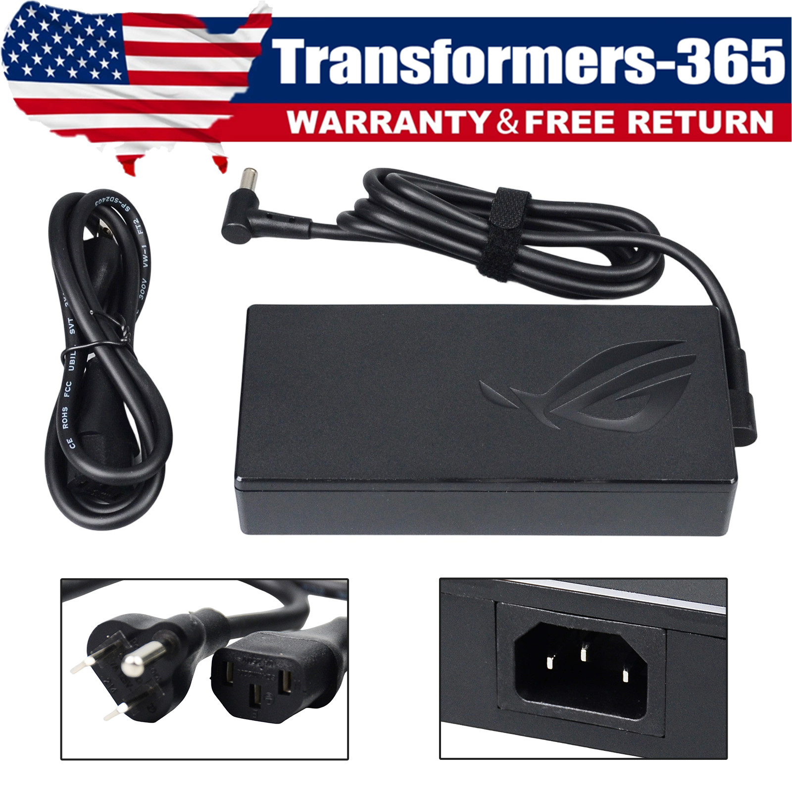 240W 20V AC Charger for ASUS ROG Strix SCAR Zephyrus ADP-240 EB C 6.0x3.7mm