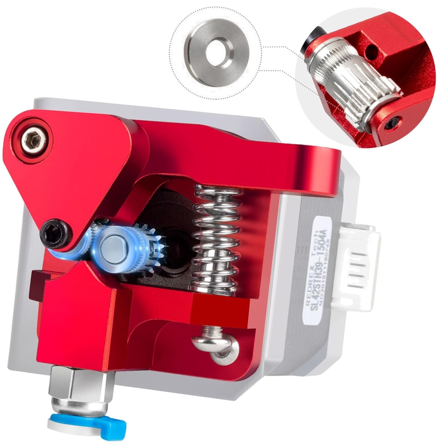 All-Metal Dual Gear Extruder Kit with Washer Design | Compatible with Ender 3