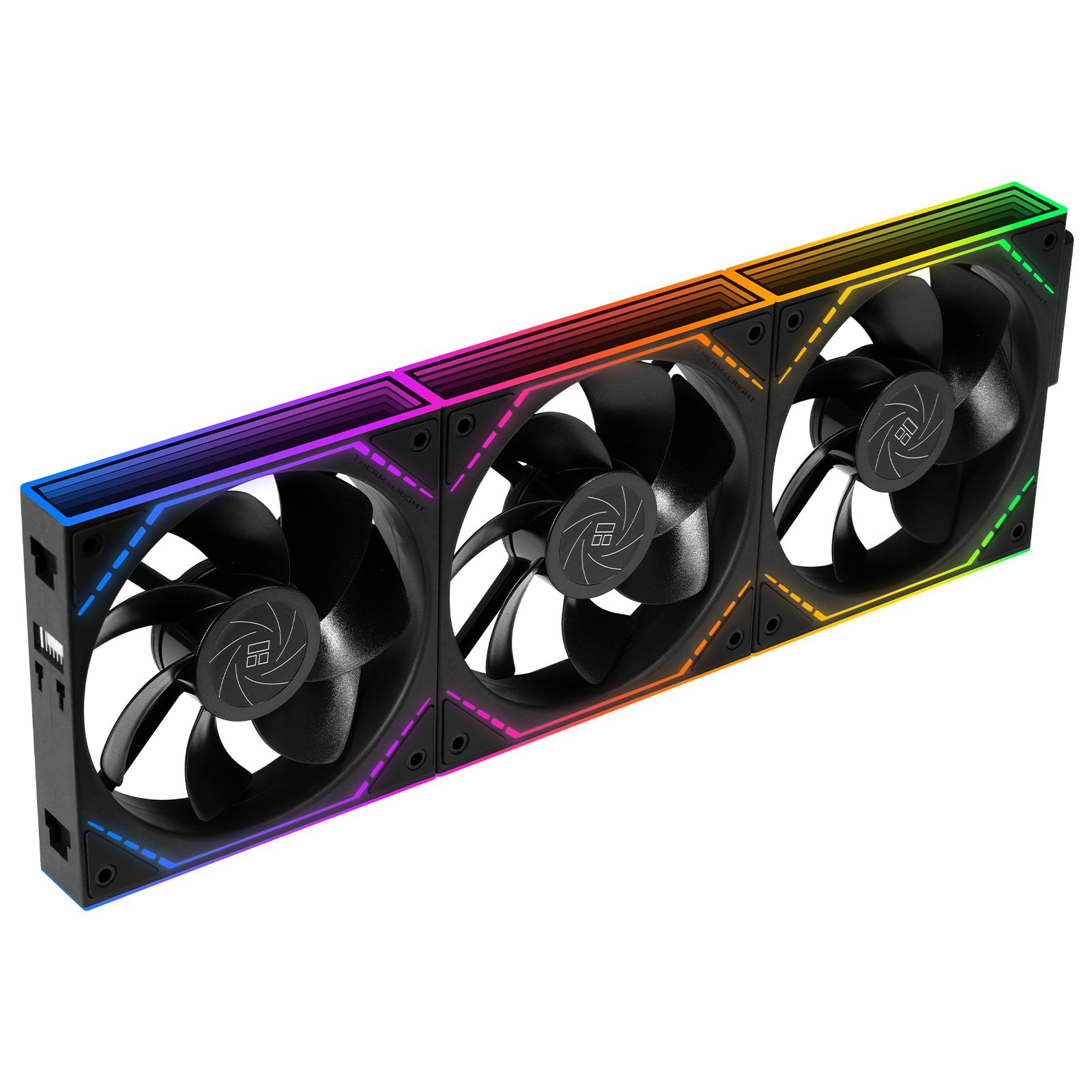 Thermalright TL‑M12QR X3 Black 120mm Reverse Blade PC Case Fans ARGB PWM Fan