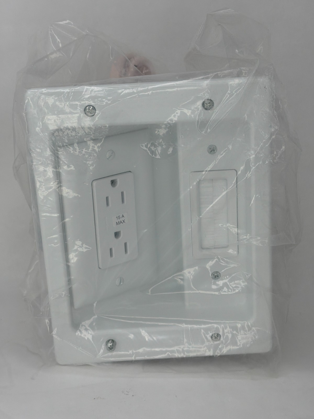 Sanus BSA-IWP1-W1 In-Wall Cable Concealer Recessed Power Module ONLY