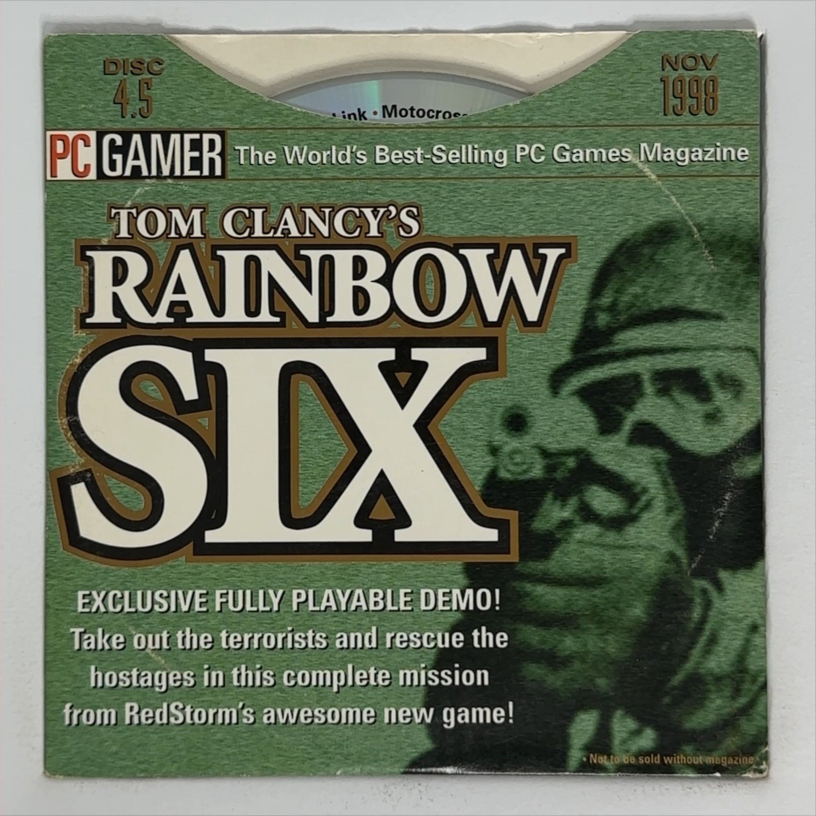 PC Gamer Demo Disc 4.5 November 1998 CD-ROM Vintage PC Gaming Software