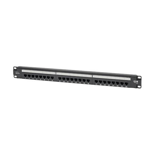 Tripp Lite (N252-P24) Cat6 24-Port PoE+ RJ45 Patch Panel, 568A/B,1U Rackmount