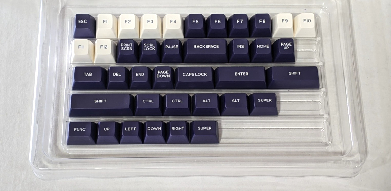 Drop + SA Mobius Doubleshot ABS Keycap Modifiers Set,39pcs MDX-35552-16