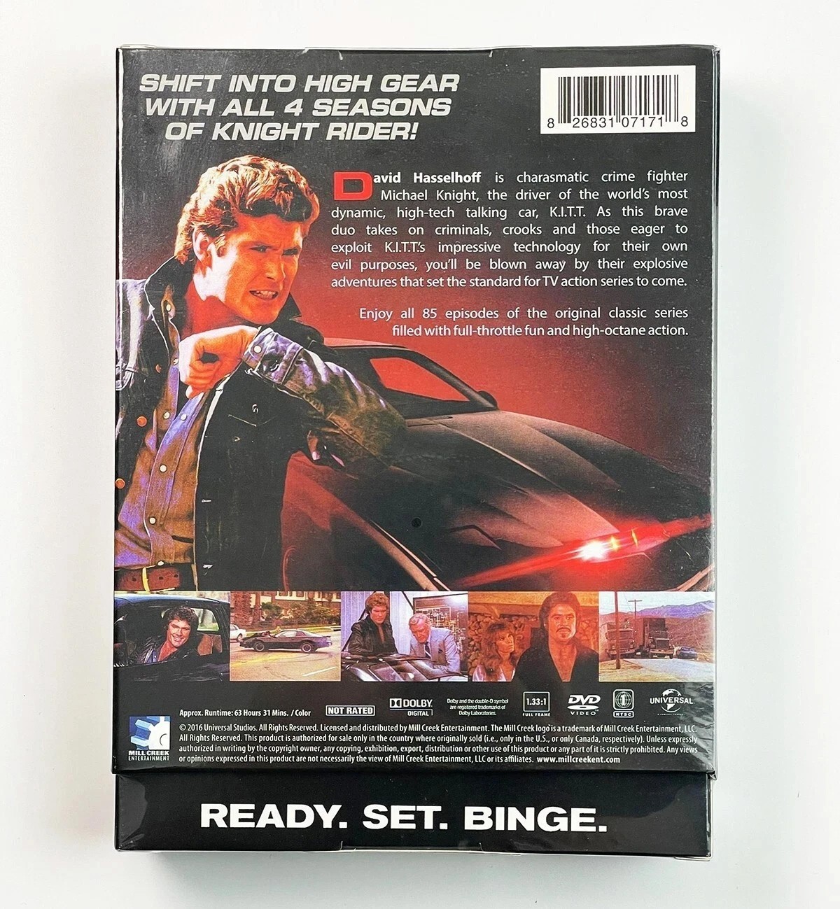 The Complete Series Season 1-4 DVD, Knight Rider 16-Disc Box Set New