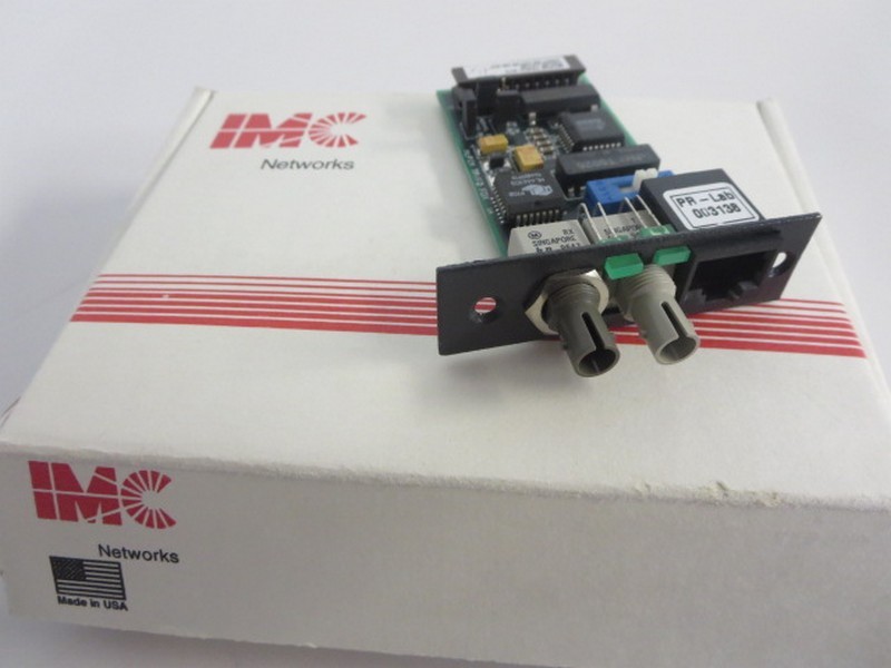 IMC Networks McPIM TP/FO (FD) Ethernet Media Converter Module 55-12726