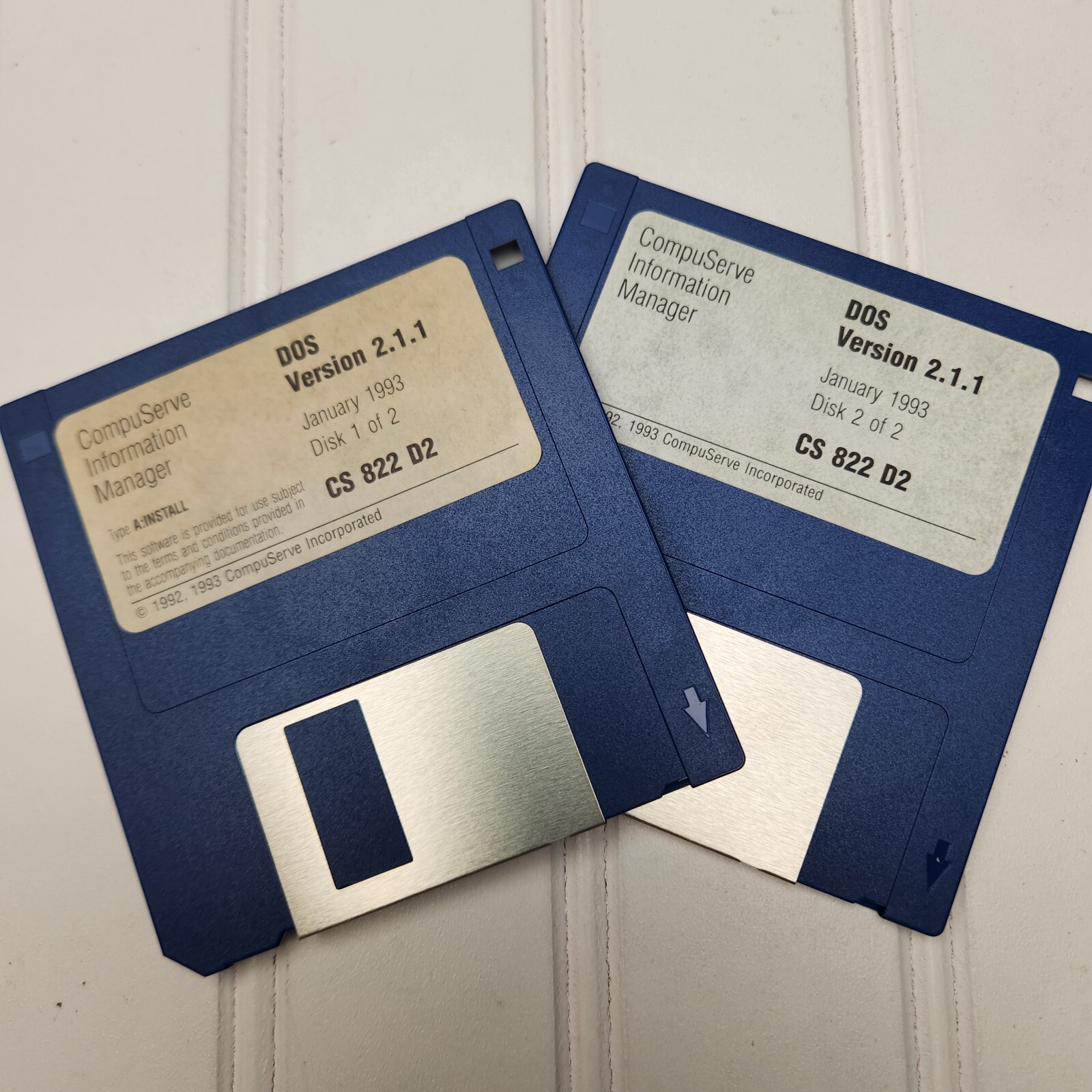 CompuServe Information Manager DOS Version 2.1.1: 3.5” Disk Only Software 1993 