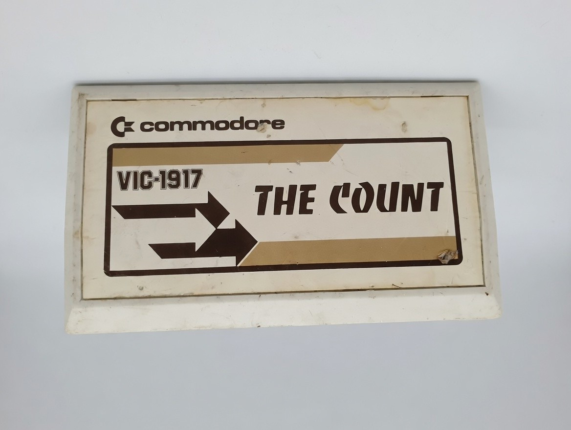 Commodore VIC-20 VIC-1917 The Count ROM Cartridge Scott Adams 1982 Adventure