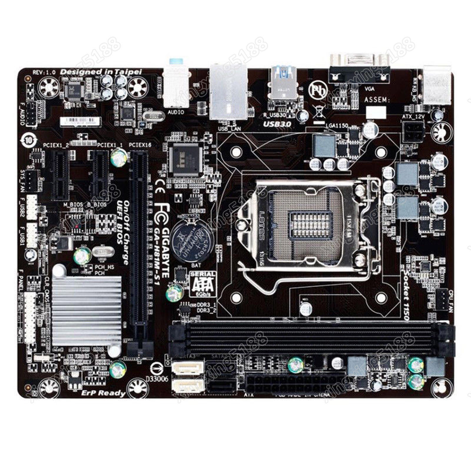 Gigabyte GA-H81M-S1 For Intel LGA 1150 Micro ATX Motherboard DDR3 16GB USB3.0 