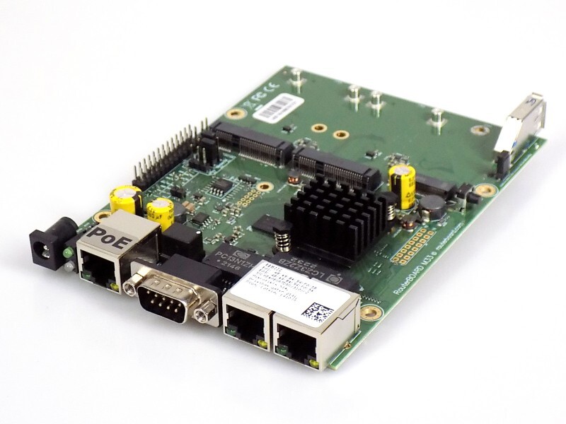 MikroTik M33G RouterBOARD 3x RJ45 1G 2x SIM 3G/LTE 1x M.2 2x MiniPCI-e 1x RS232