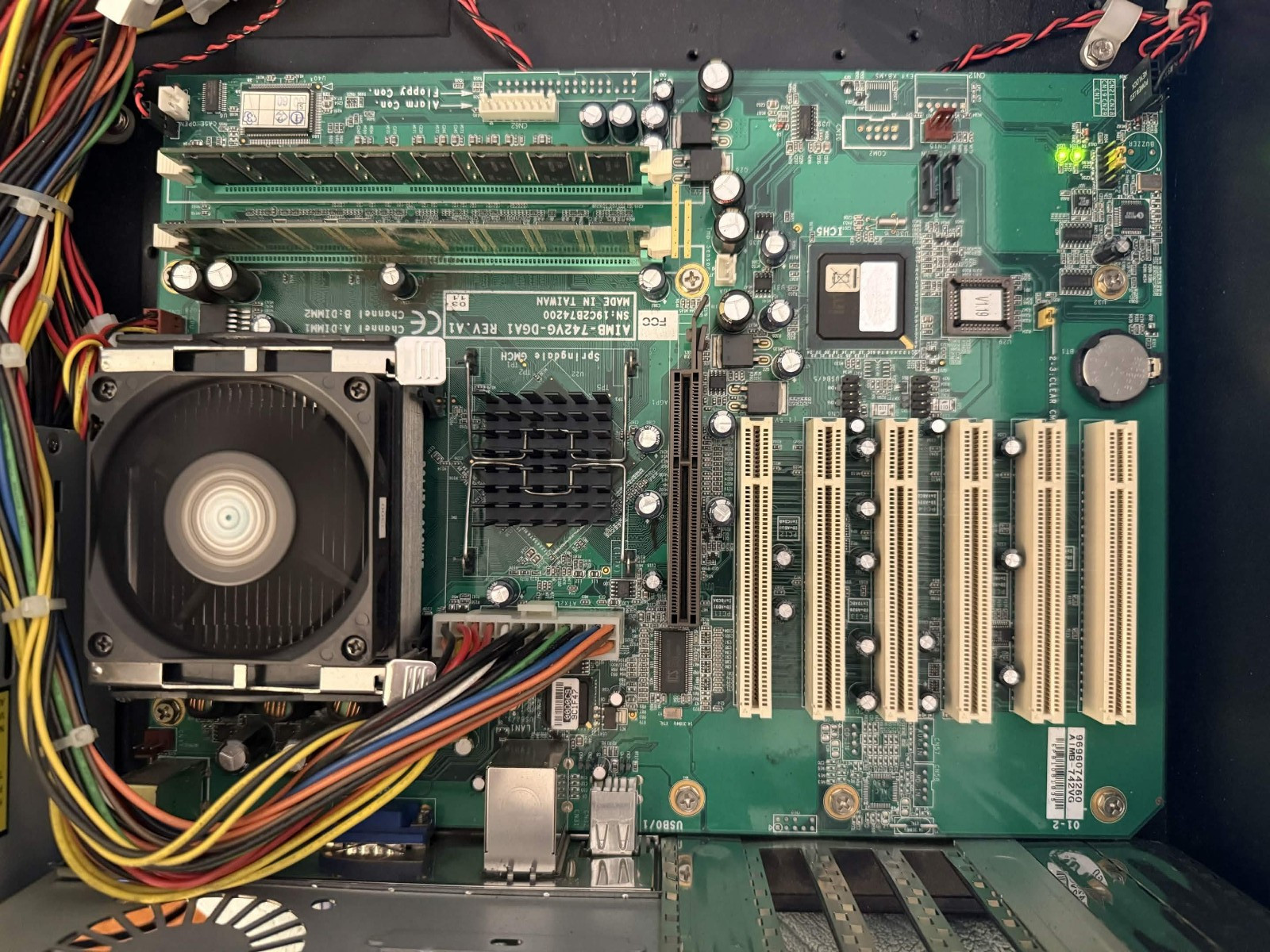  Advantech AIMB-742VG-DGA1 REV.A1 industrial computer motherboard 