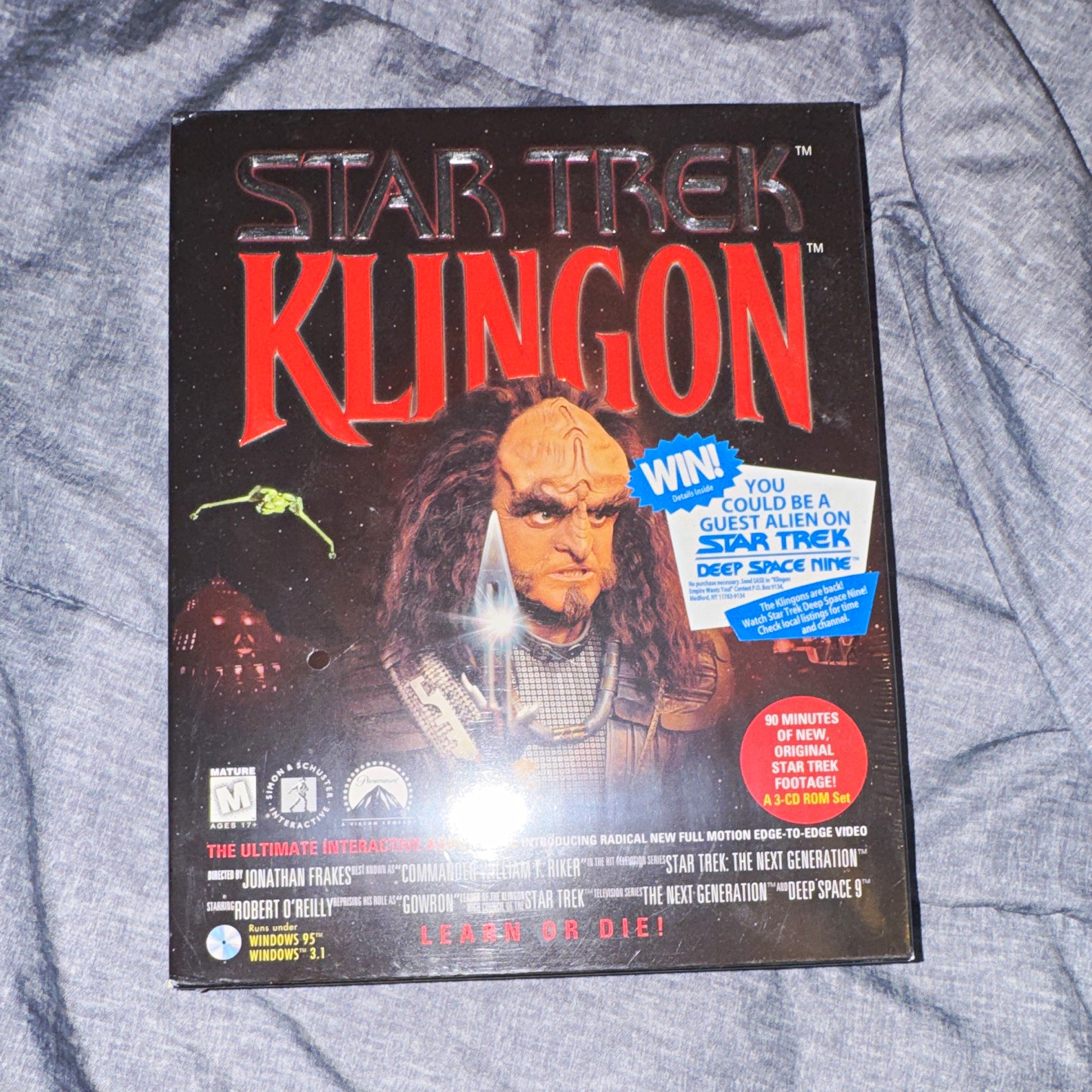 Simon & Schuster Interactive Star Trek Klingon CD-ROM Windows 95/3.1  Sealed