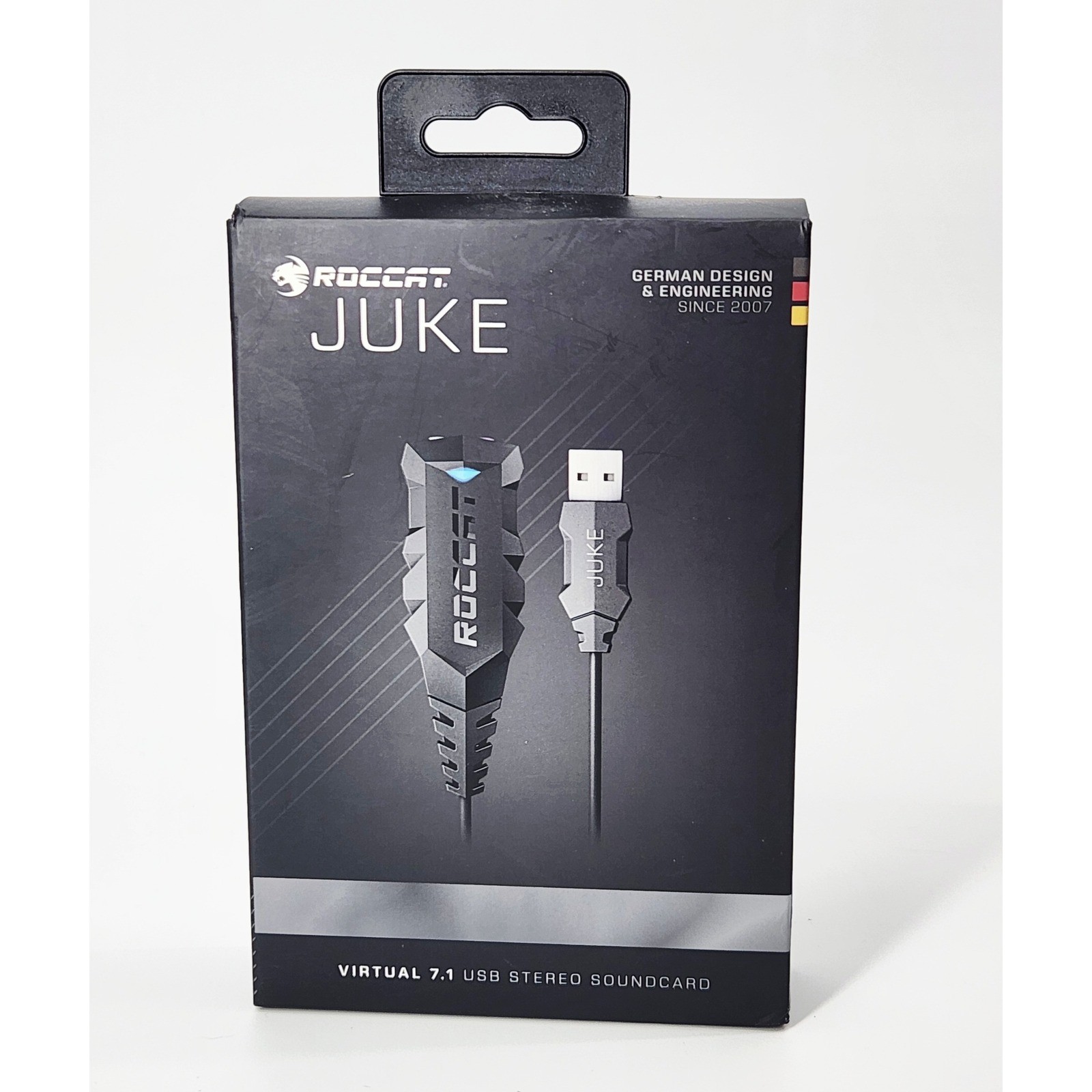ROCCAT Juke Virtual 7.1 USB Stereo Soundcard Headset Adapter ROC-14-111-AM New
