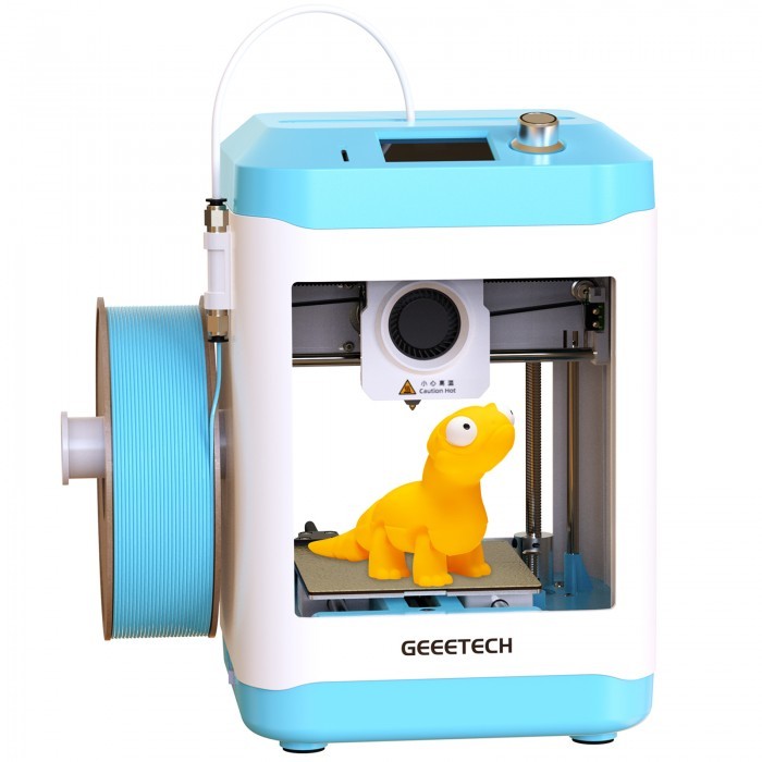 Geeetech M1 Mini Faster 3D Printer Auto Nozzle Cleaning Beginner Using A Blower