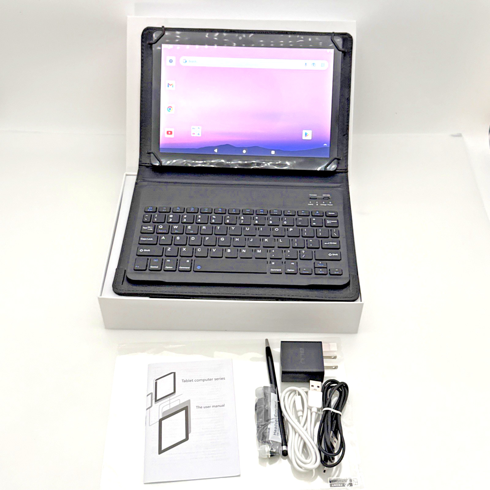WS Education Electronics 10.1" Android Tablet Bundle 32GB Wi-Fi + Keyboard