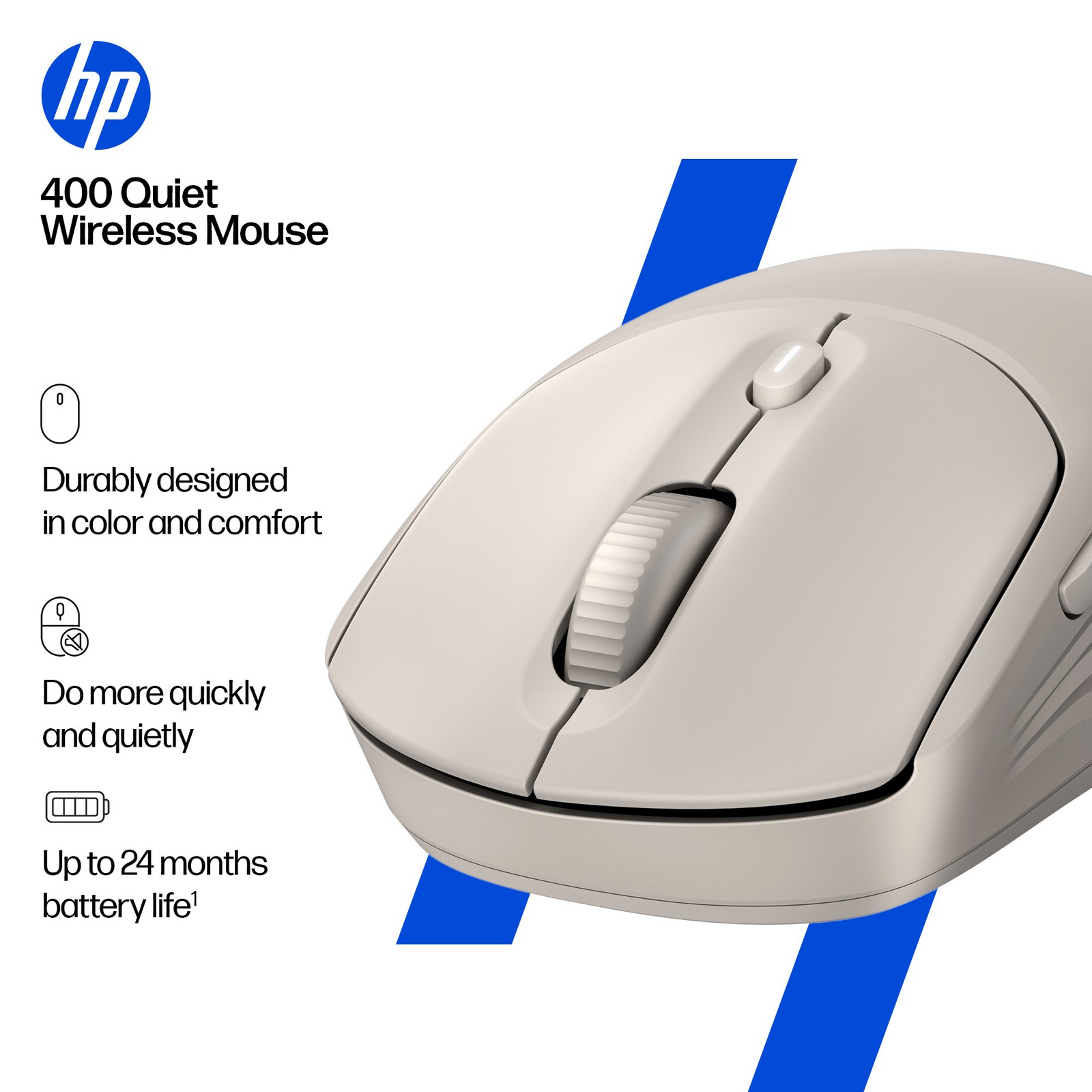 HP 400 Quiet Wireless Mouse