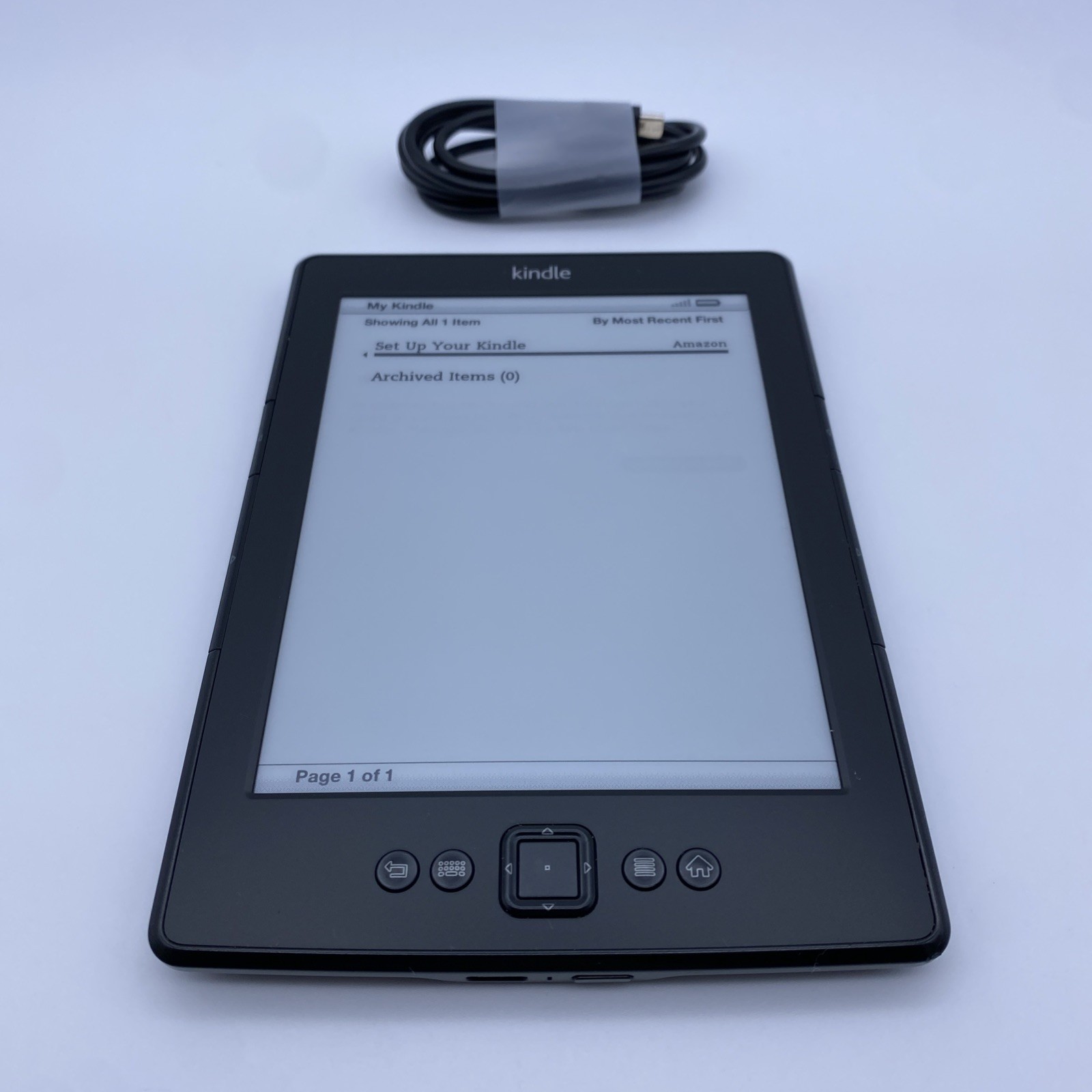 Amazon Kindle 5th Generation eReader, 2GB, Wi-Fi, 6in, Black, D01100