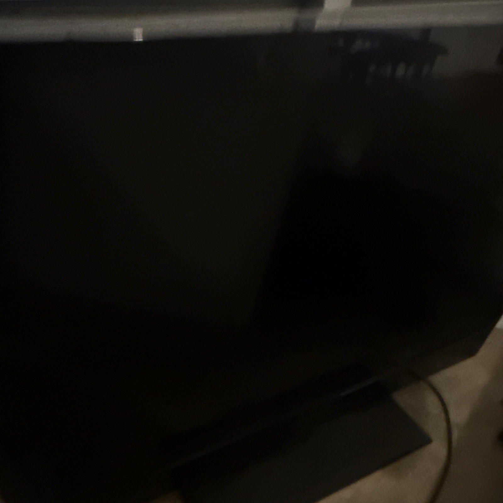 Black Flat Screen Computer Monitor with Stand, Desktop Display Screen Monitor