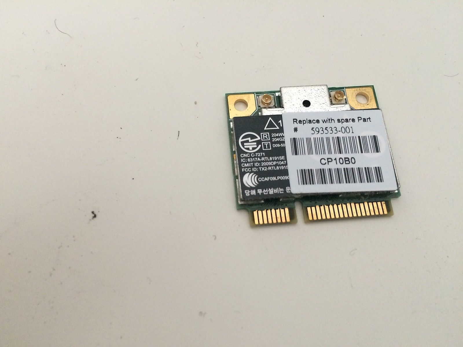 WiFi Wireless Board Module For HP G62 - COMPAQ PRESARIO CQ62 - 593533-001