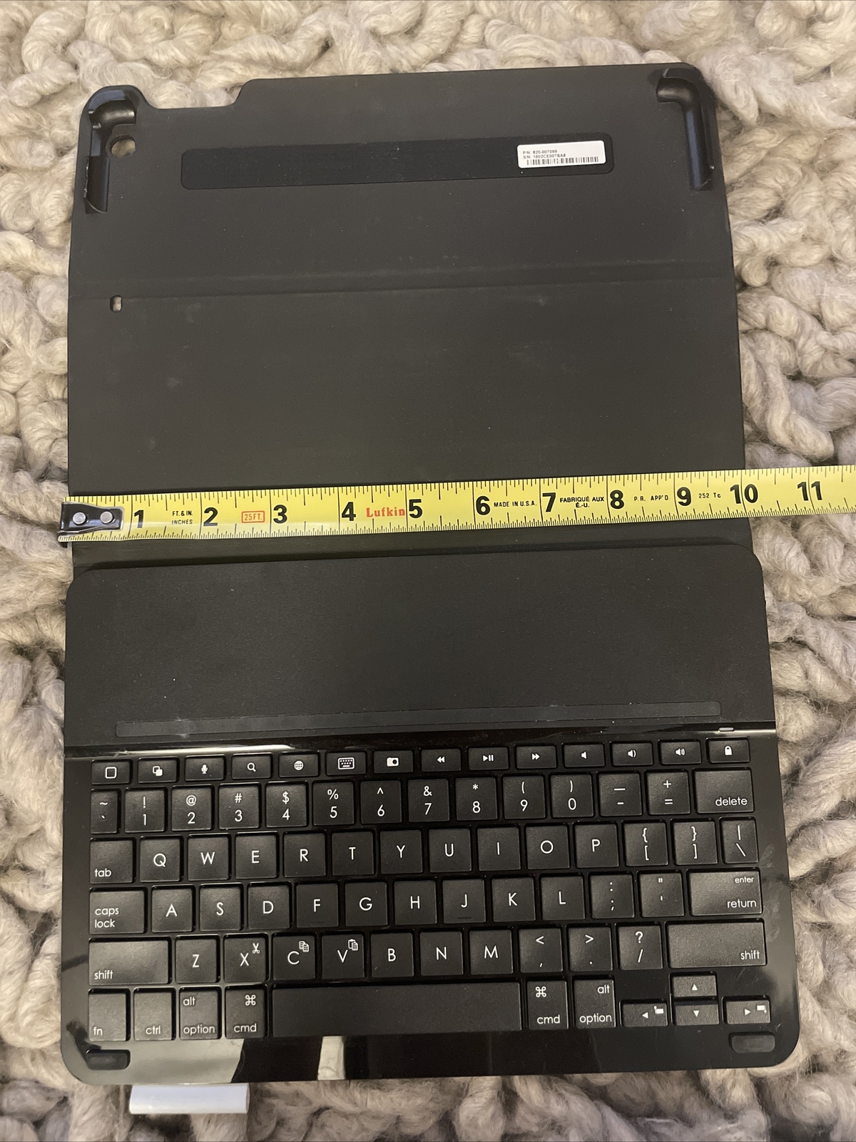 Logitech Ultrathin Portfolio Keyboard Folio Case for Apple iPad Air- Black