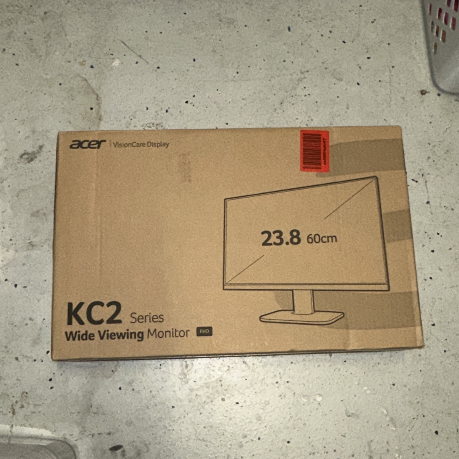 Acer 23.8" KC242Y FHD Widescreen Gaming Monitor 100Hz