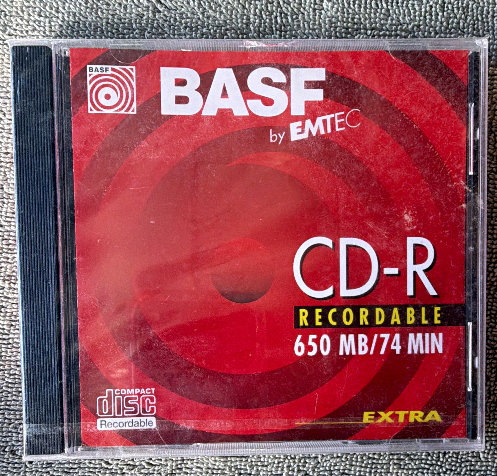 BASF by EMTEC CD-R Recordable 650MB/74 Min Standard Jewel Case