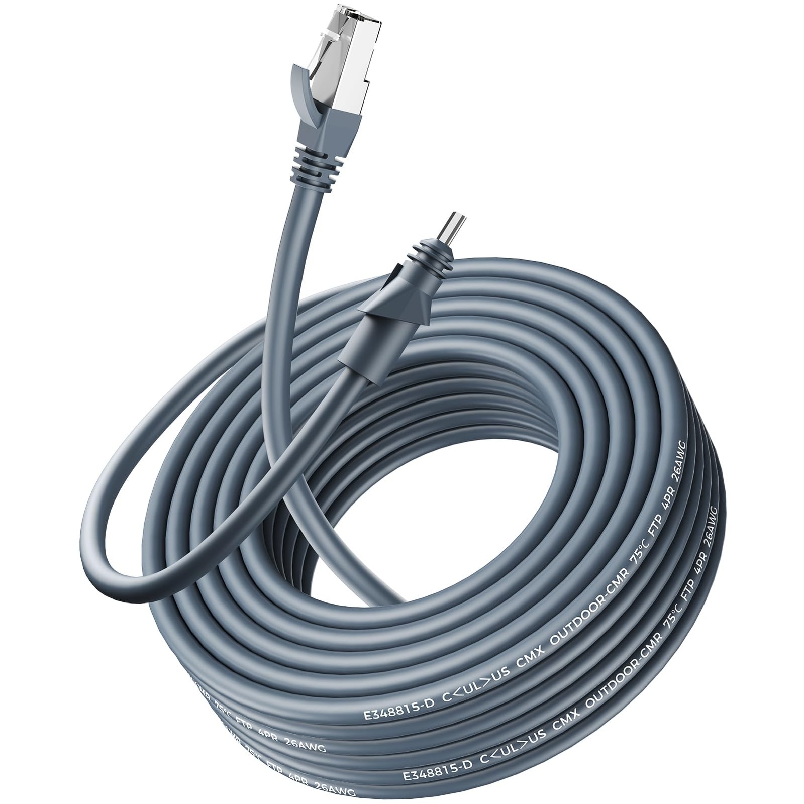 Ablian Starlink Ethernet Cable 6.56FT/2M CMX CMR Rated 26AWG