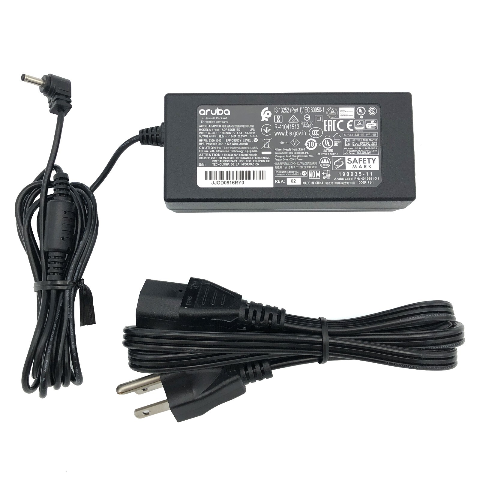 NEW Genuine Aruba AC Adapter For AP-303H AP-503H Wireless Access Point OEM