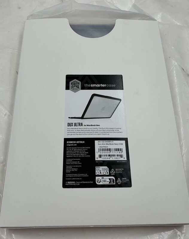 STM DUX ULTRA CASE FOR MACBOOK NEO RUGGED PROTECTIVE COVER STM-122-545MR-01