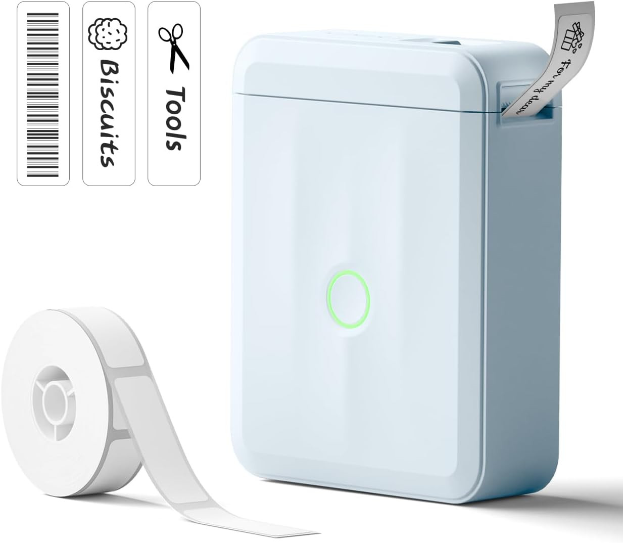 D110 Upgrade Mini Label Maker, Bluetooth Thermal Printer for Daily