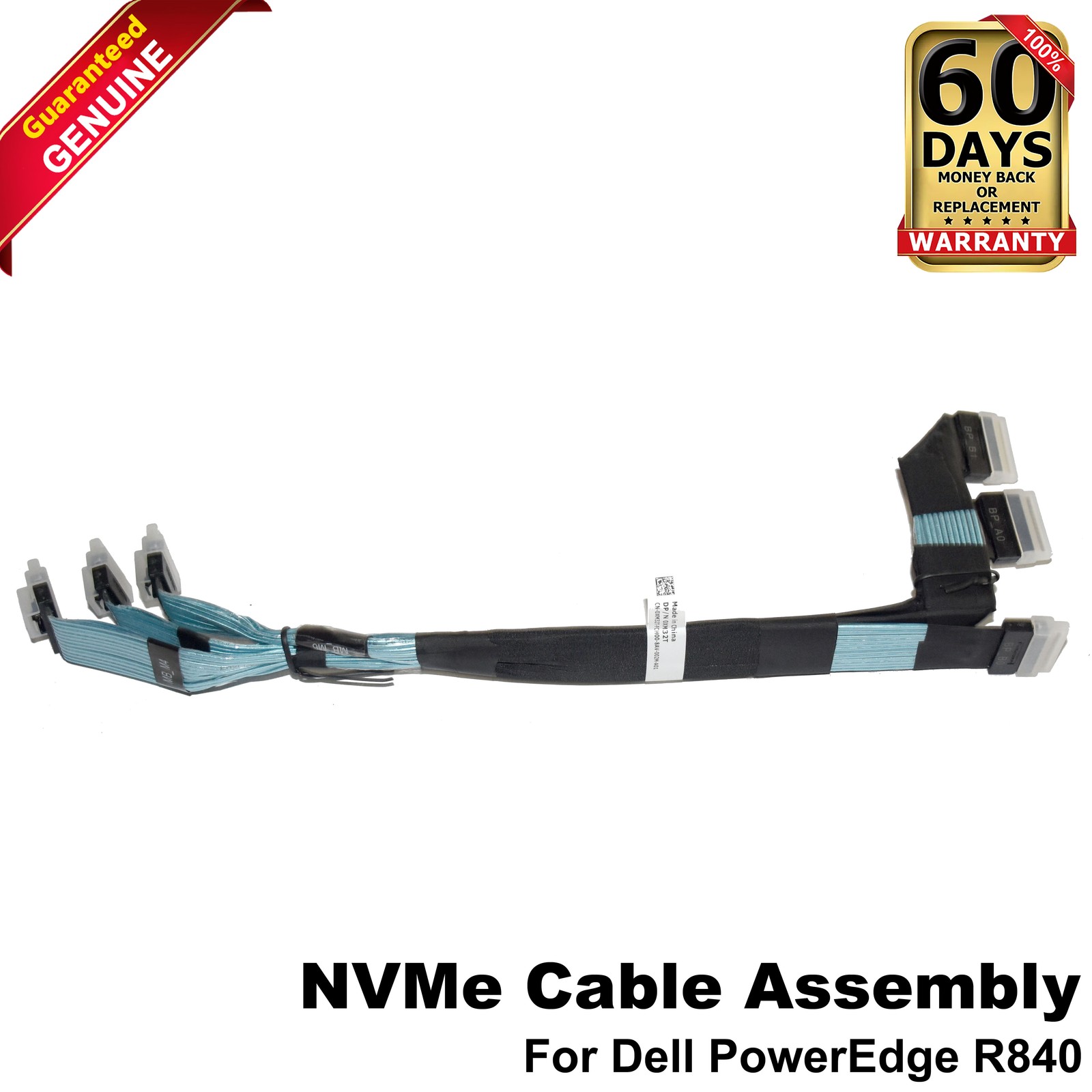 Dell PowerEdge R840 24-Bay NVMe 2.5" SFF Backplane Cable XM32T H4RH0 4HWVY