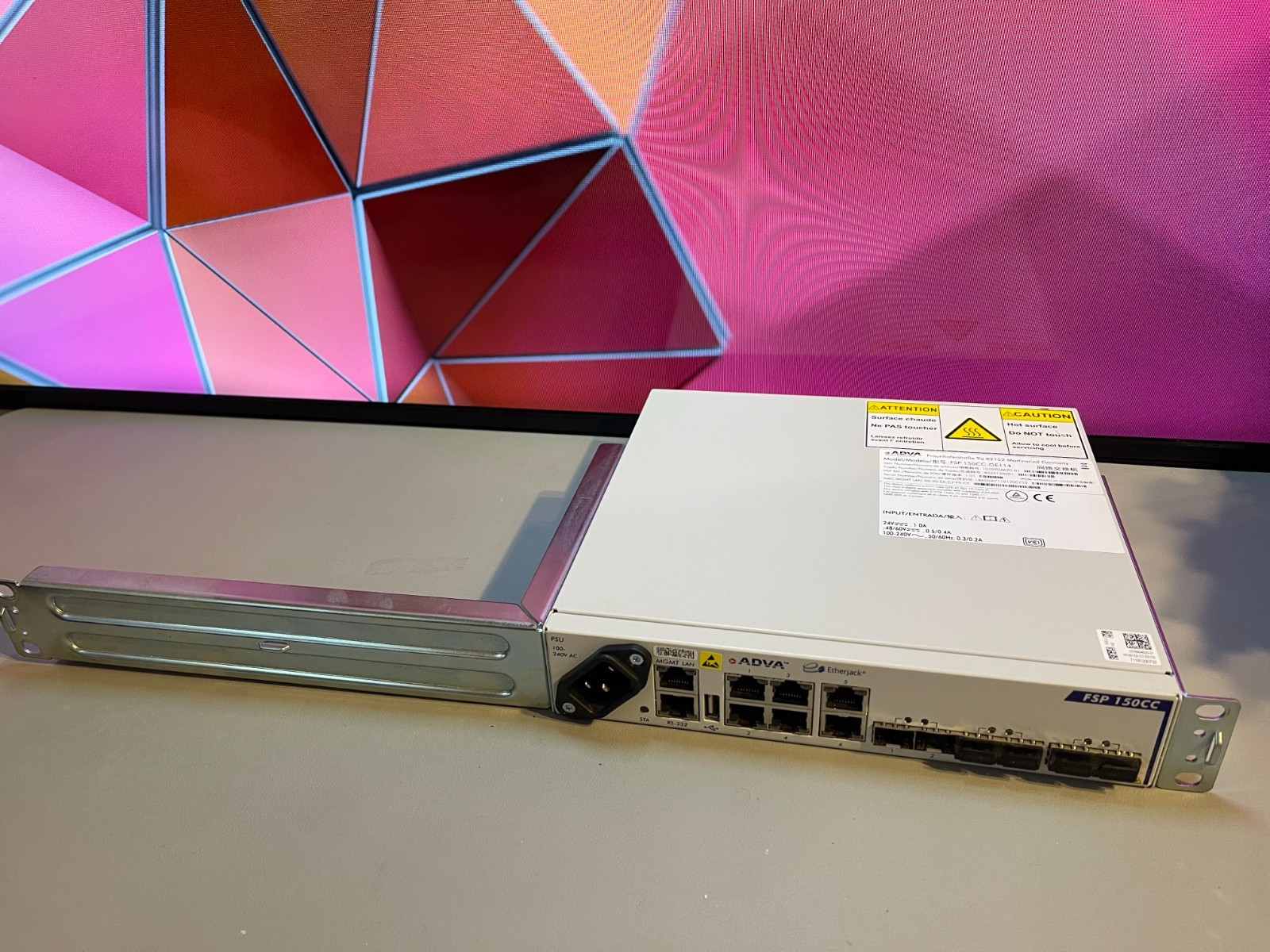 ADVA FSP 150CC-GE114 Compact Carrier Ethernet Service Demarcation Switch