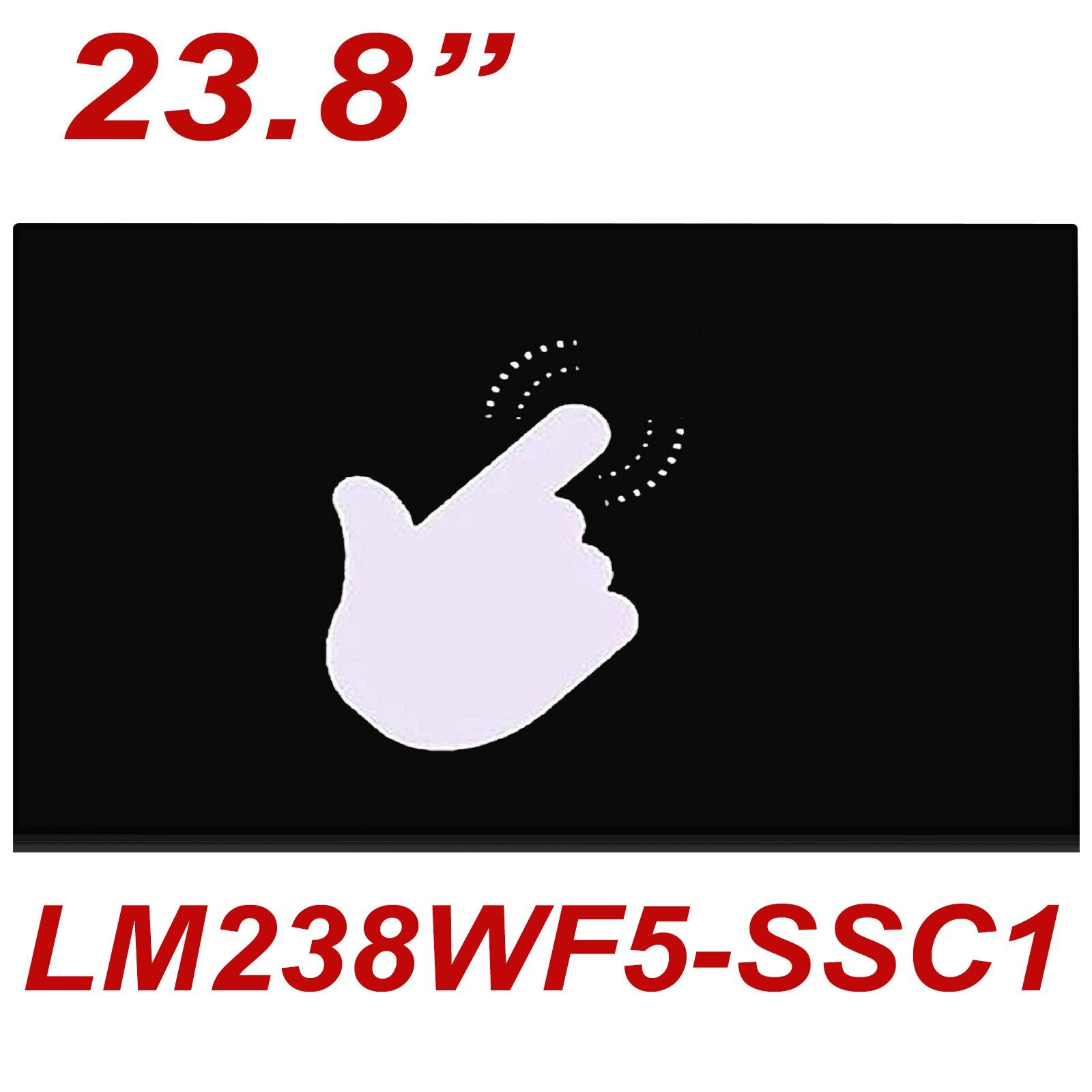 NEW HP 24-X 24-X011KR 24" Borderless LCD Screen All-in-One Touchscreen 23.8"FHD.