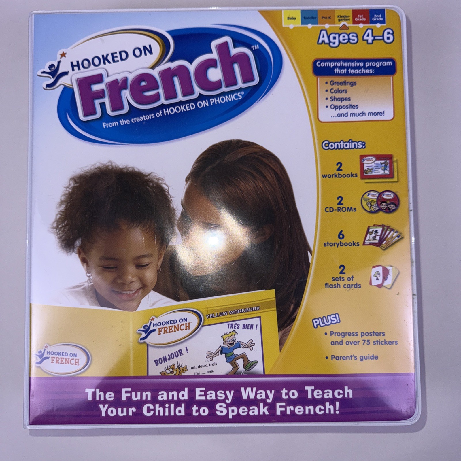 Hooked On French PC CD learn Workbooks Flash Cards Storybooks . New