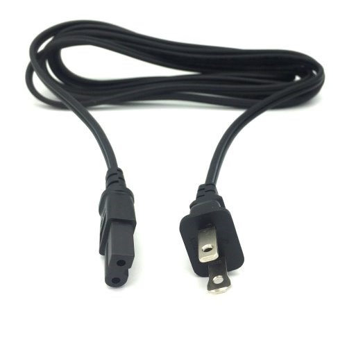 10 ft Polarized 2 Prong Power Cable for Vizio Sharp Sony Samsung LED LCD TV HDTV