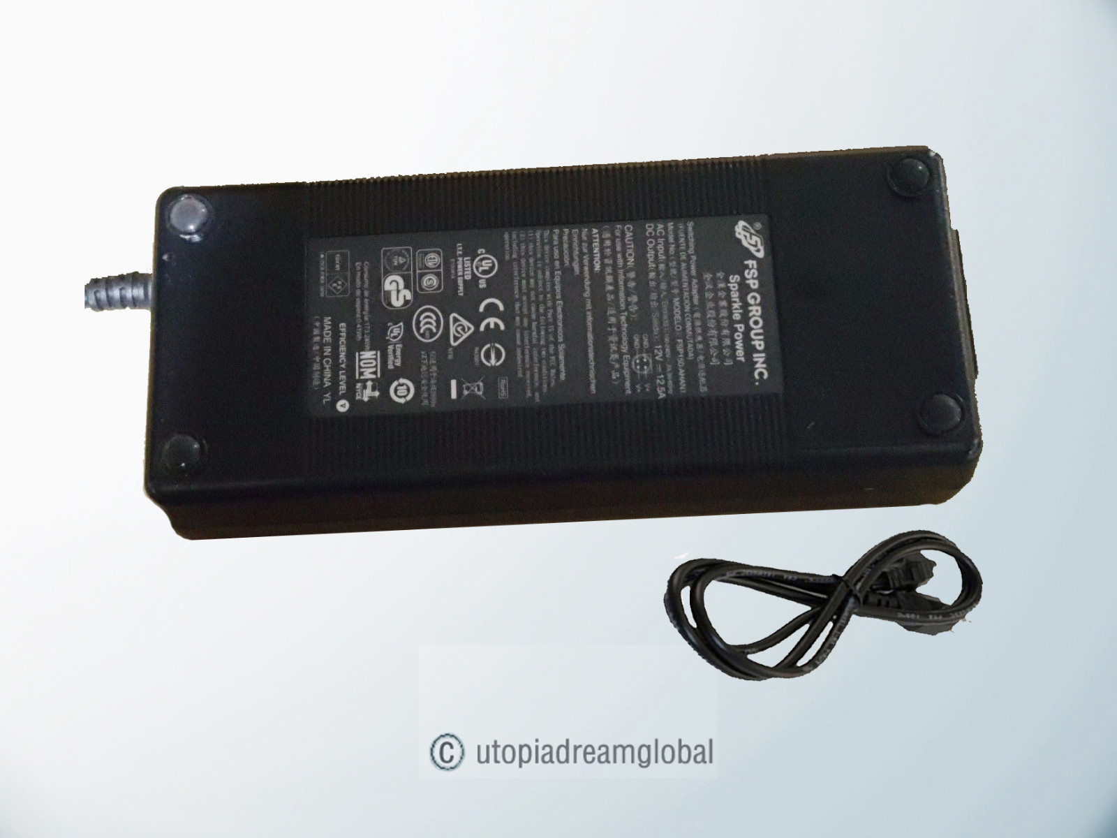 OEM 4-Pin DIN 12V AC Adapter For FSP Group FSP150-AHAN1 9NA150180 Power Supply