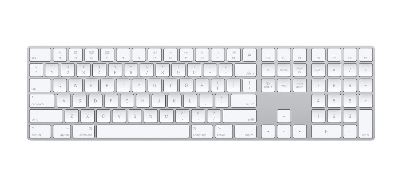 Apple Magic Keyboard with Numeric Keypad - MXCJ3LL/A (A1843) USB-A