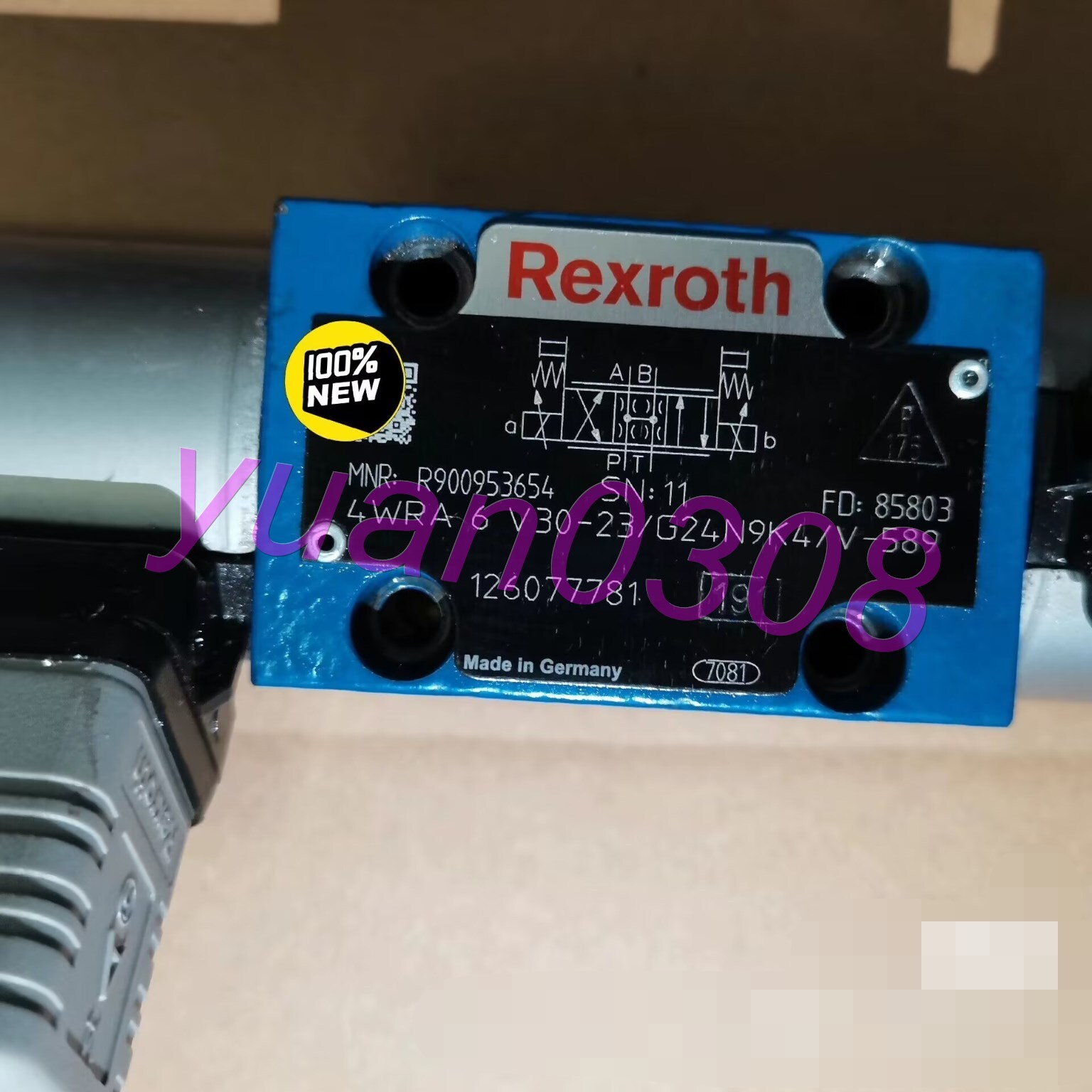 New Rexroth R900953654 valve Via DHL or FedEX