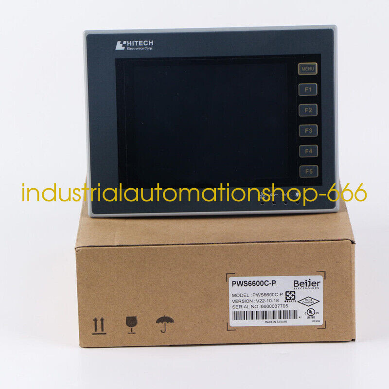 1Pcs New Hitech PWS6600C-P HMI Touch Screen Touch Panel Via DHL or FedEX