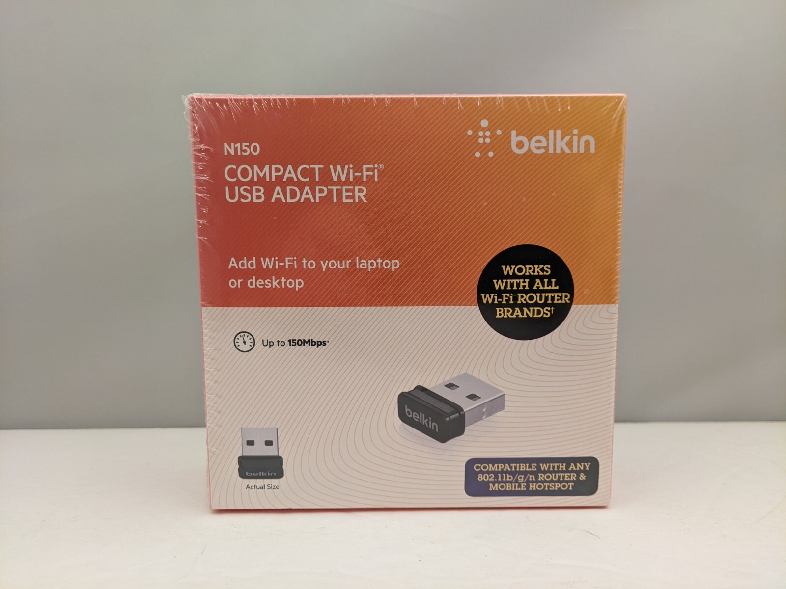 BELKIN N150 Compact Wi-Fi USB Adapter | F7D1102 | 8830-05033 Rev. D00 | Ver 1017
