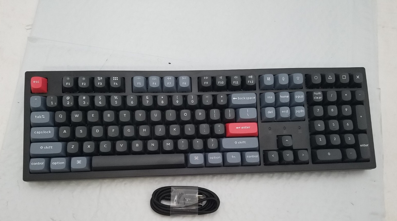 Keychron K10 Pro Wireless Mechanical Keyboard with Hot-swappable Orange switches