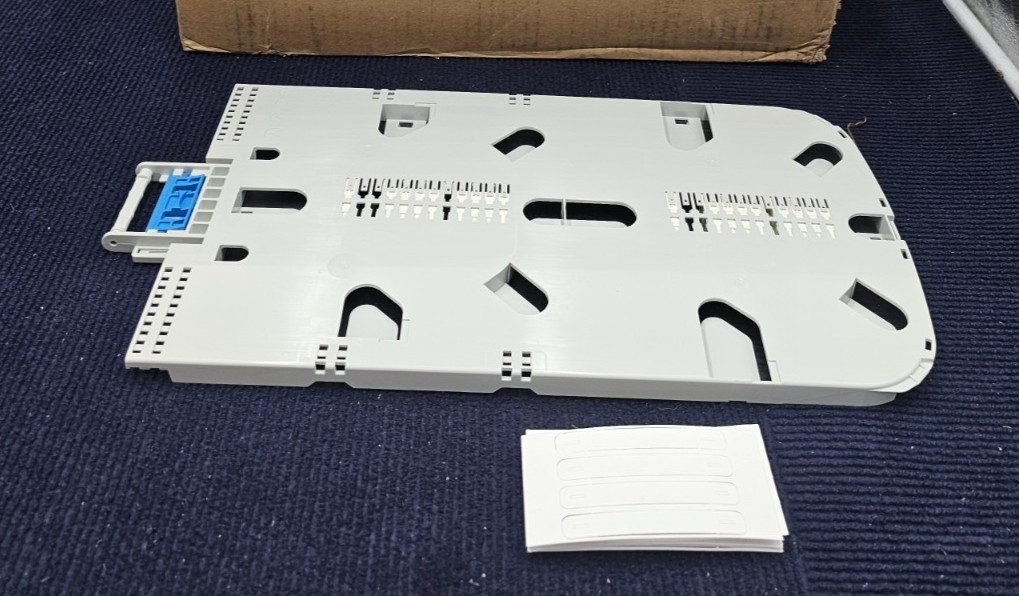 (QTY 2) Commscope Fiber Optic Splice Closure Tray Replacement 15" x 8-3/8"