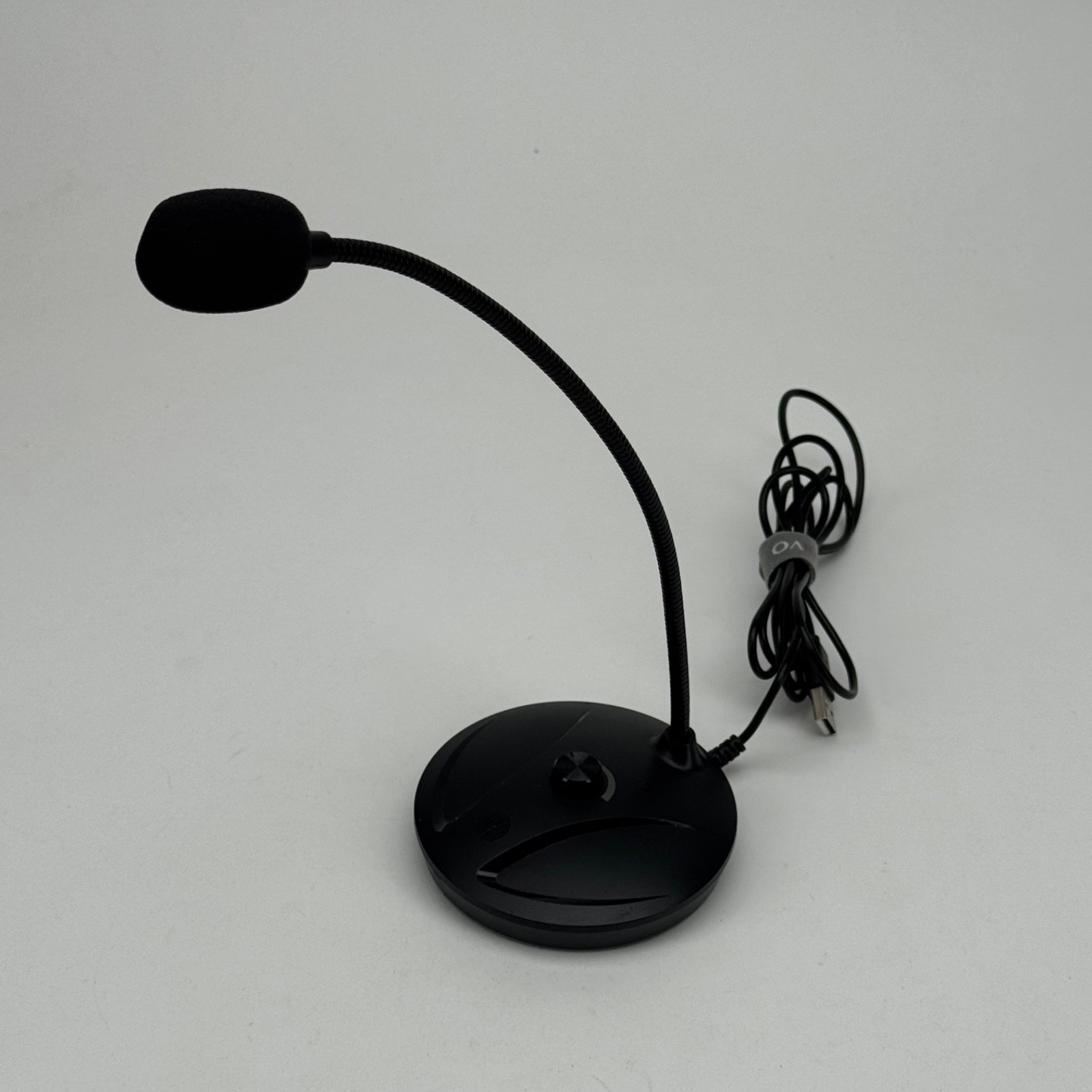 JOUNIVO USB Desktop Gooseneck Microphone Adjustable Condenser Mic Black