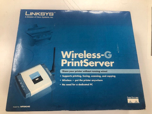 Linksys Wireless-G Print ServerWPSM54G