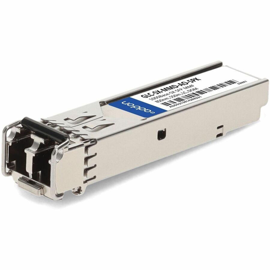 AddOn Cisco GLC-SX-MMD Compatible 1000Base-SX SFP Transceiver (5 Pack)