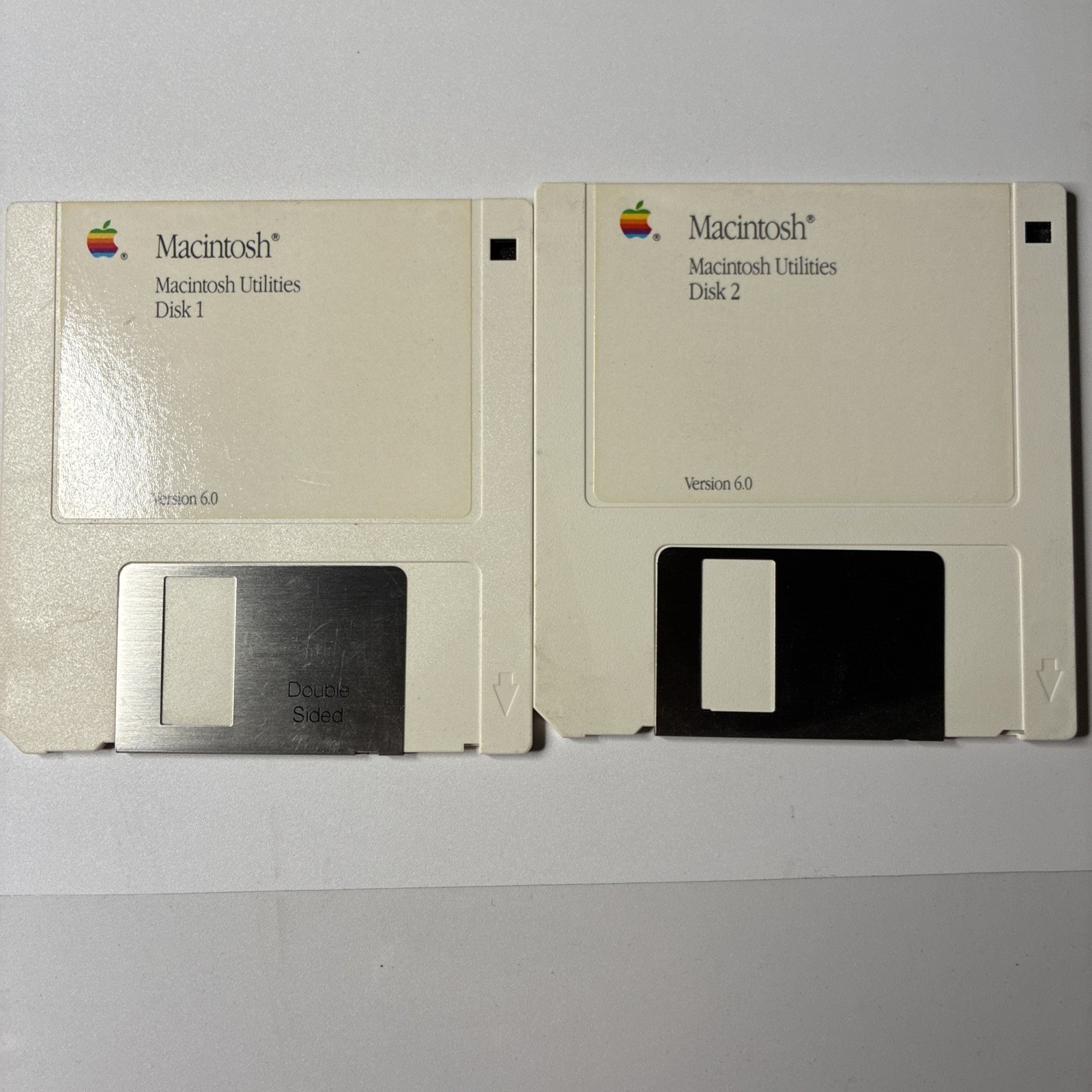 VTG Apple Macintosh Utilities Ver. 6.0 Software Floppy Disks 1.44MB UNTESTED