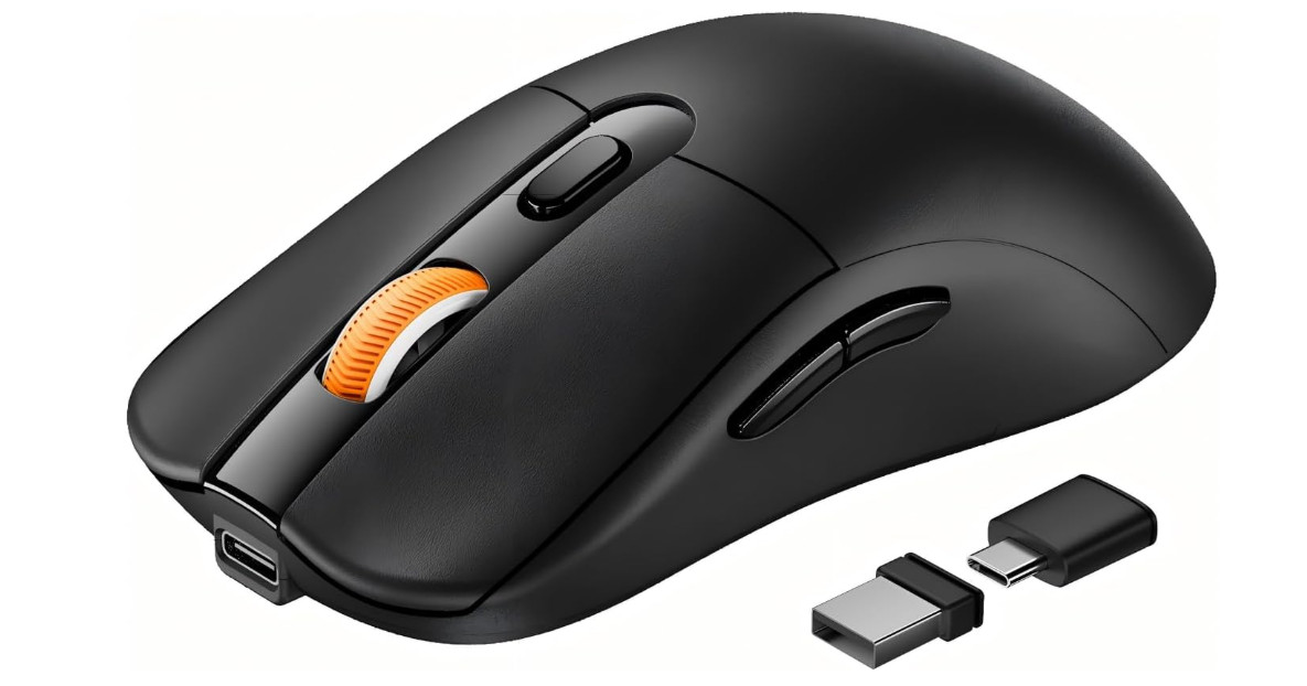 ProtoArc Bluetooth Wireless Mouse for MacBook Pro/Air, USB C Mouse, EM15........